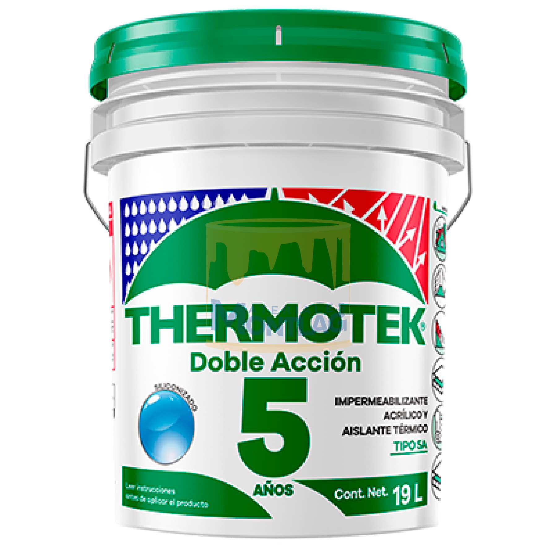 Materiales Montlag - Thermotek Doble Acción 19 Lts.